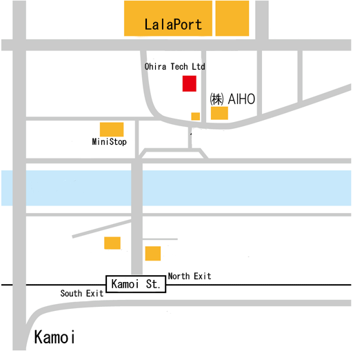 Ohira Tech Ltd access map