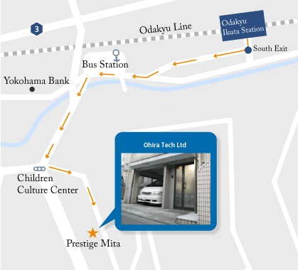 Ohira Tech Ltd access map